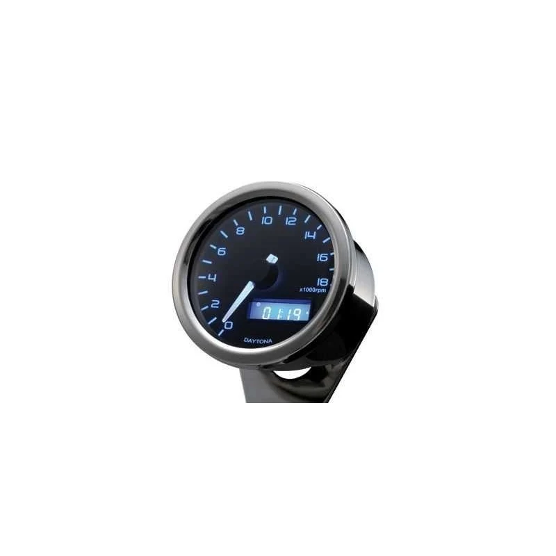 Compte-tours VELONA60 18 000 tr/min - CHROME | Daytona