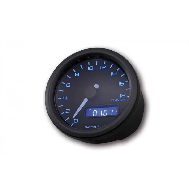 Compte-tours VELONA60 18 000 tr/min - NOIR | Daytona