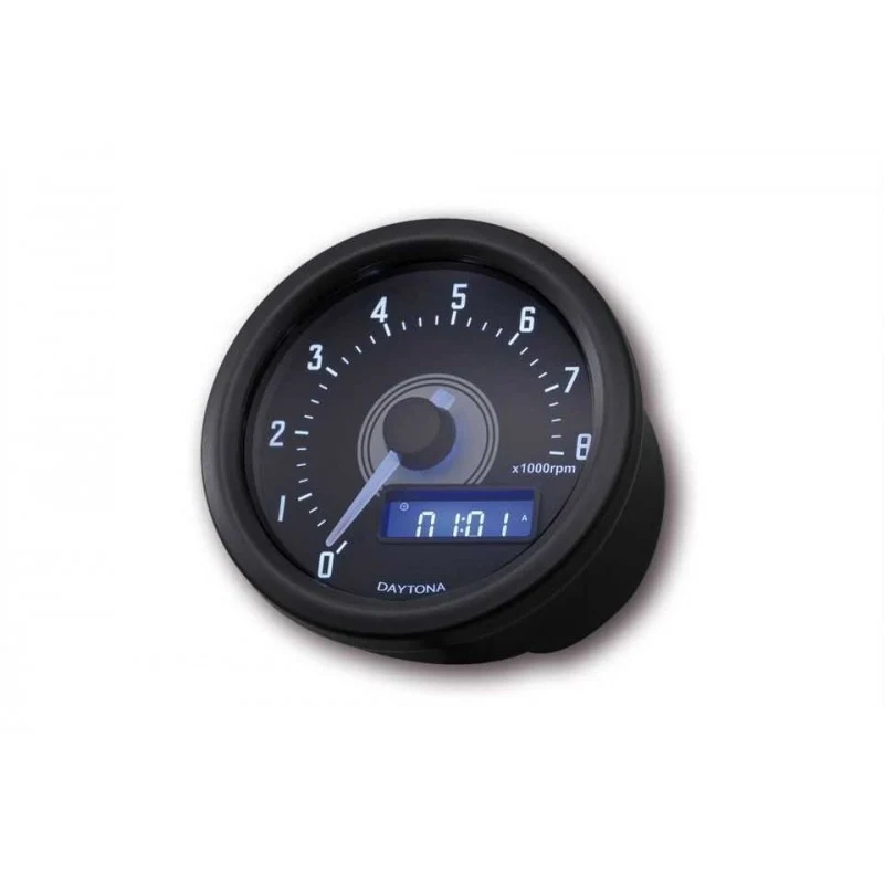 Compte-tours VELONA60 8 000 tr/min - Noir | Daytona