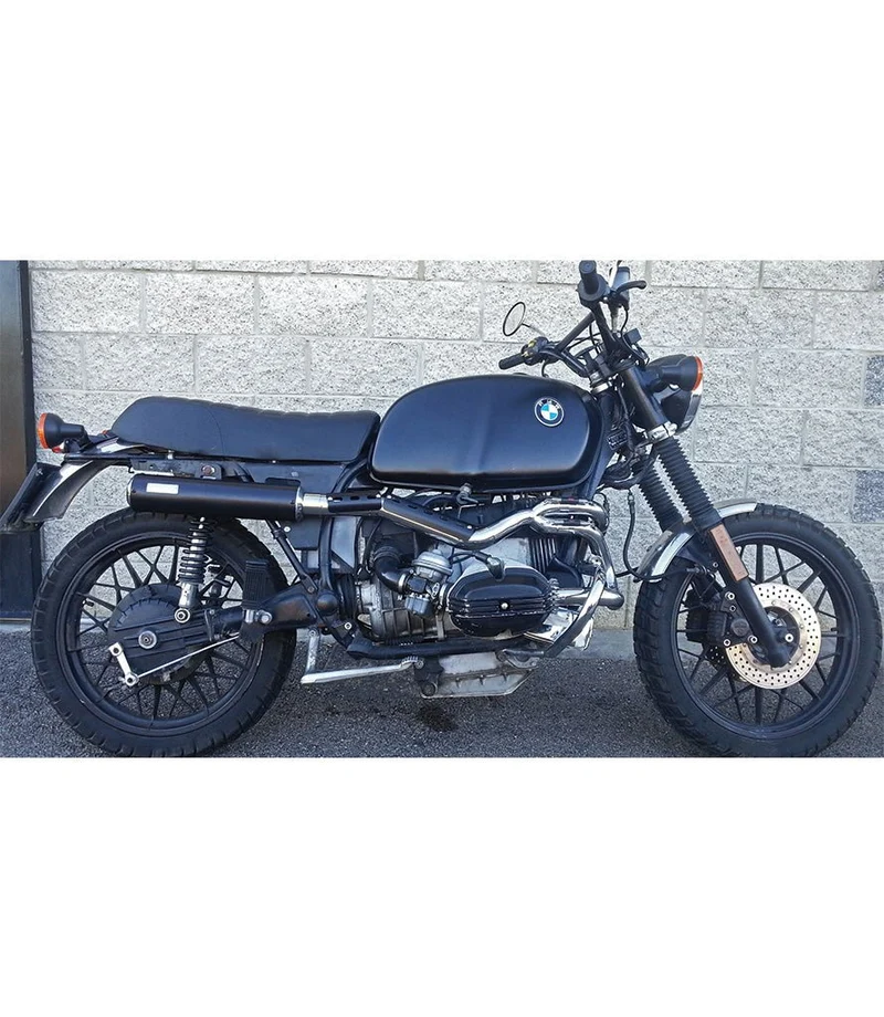 Scarico Alto 2 in 1 per BMW R80 / R100 - Omologato - Mass