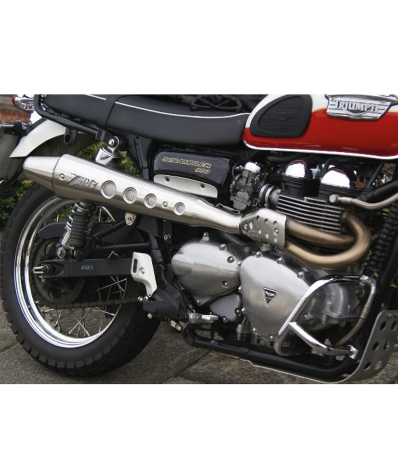 Scarico per Triumph Scrambler EFI - 2 in 1 Alto - Zard