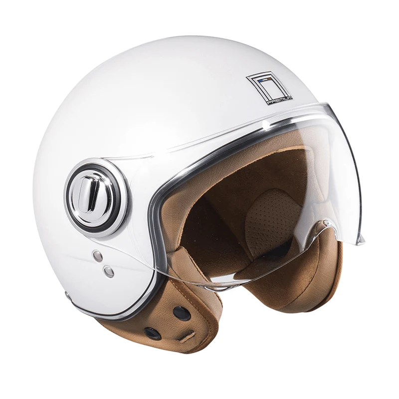 Casque Moto Jet Idol Blanc Perle | NOX