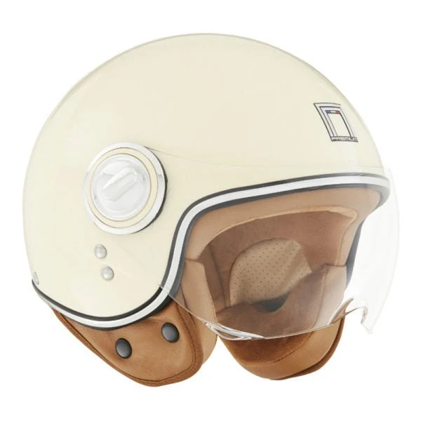 Casque Moto Jet Idol Crème | NOX