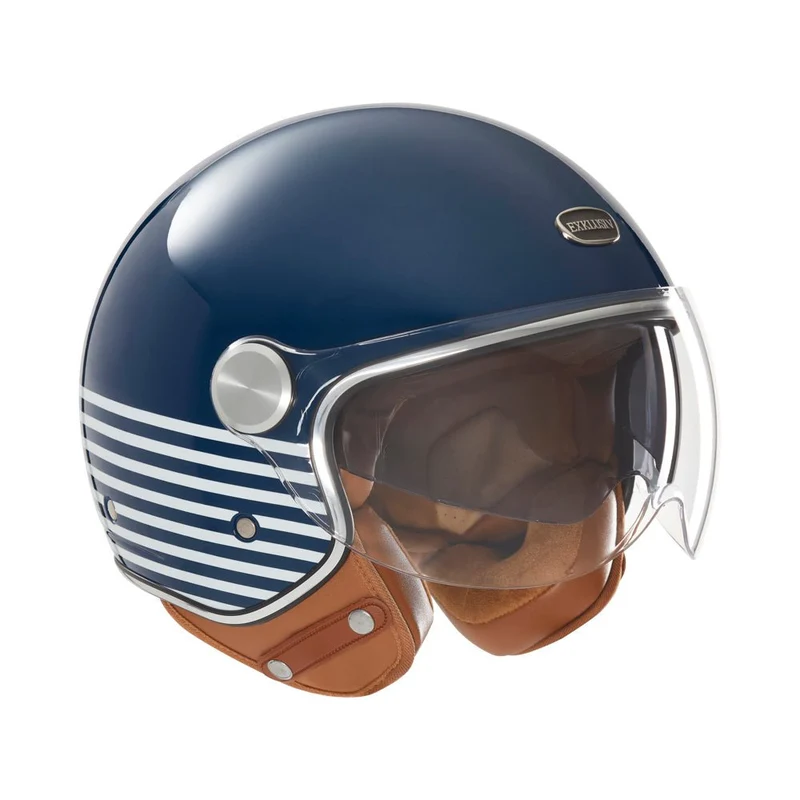 Casque Jet Smart II Marina Bleu/Blanc — EXKLUSIV
