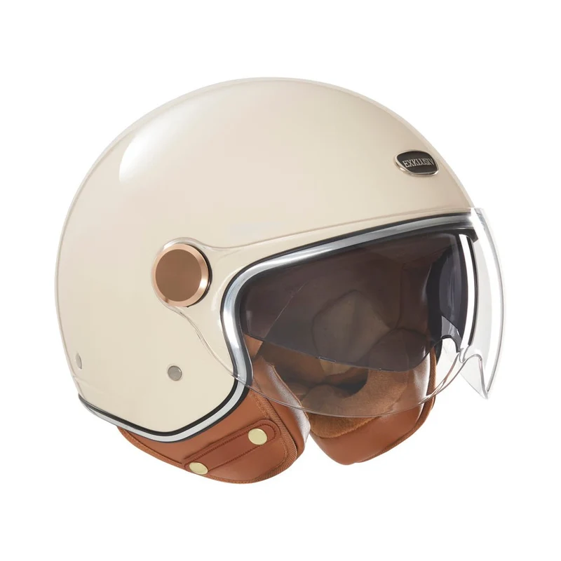 Casque Jet Smart II Crème — EXKLUSIV