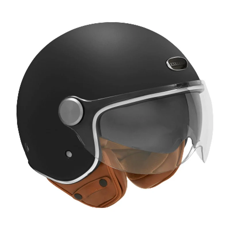 Casque Jet Smart II Noir Mat — Bluetooth Ready | EXKLUSIV