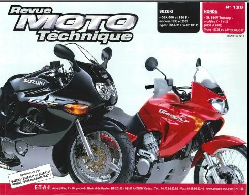 Revue technique Honda 650 Transalp 2000 2002