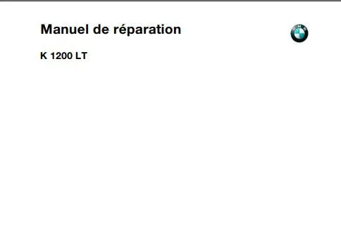 Manuel de réparation BMW K1200LT