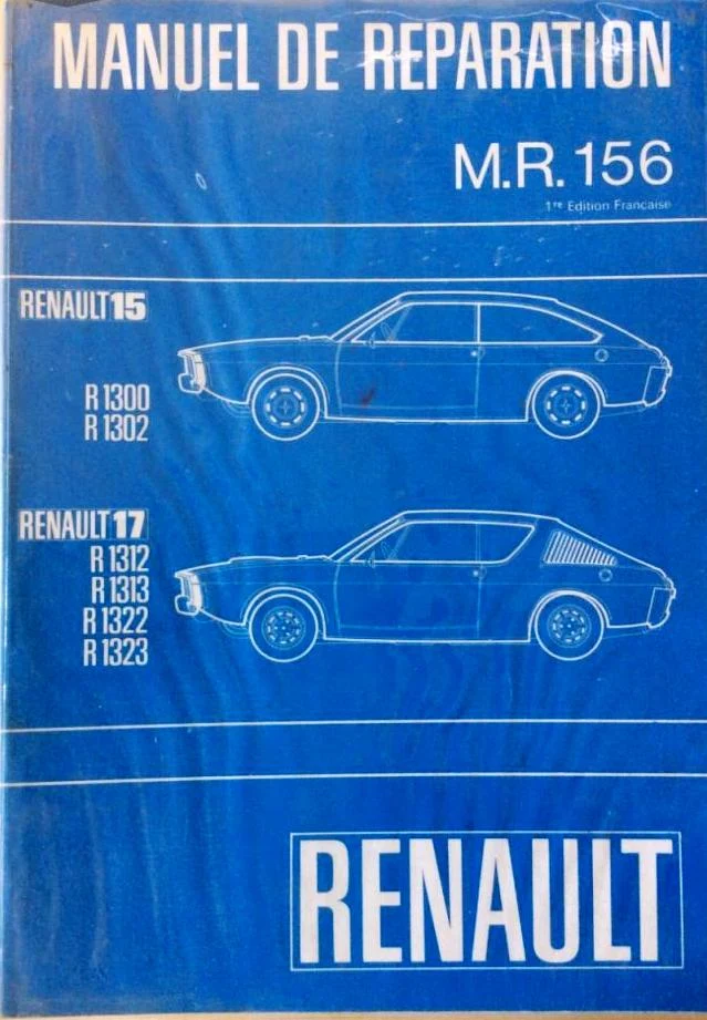 manuels d'atelier et réparation Renault 15 et 17