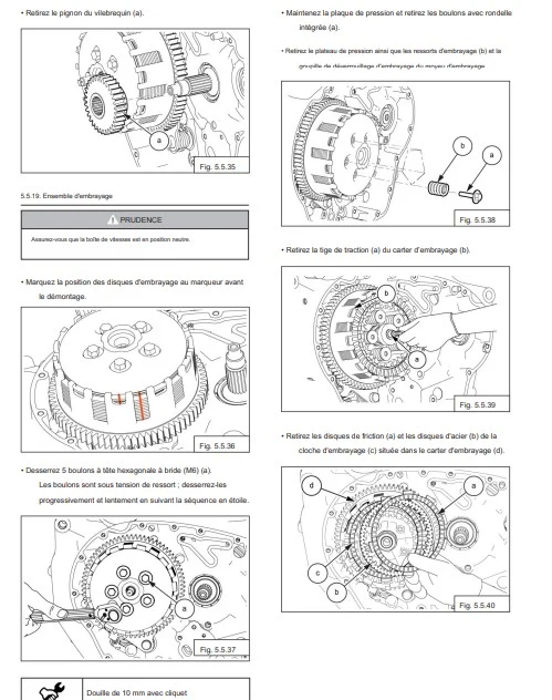 Manuel d'atelier Royal Enfield 350 Meteor 2020 Euro V français