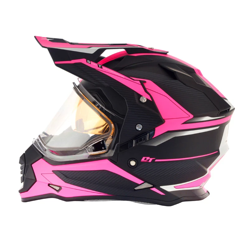 Mode DS GT MT Helmet - Electric Shield BK/FL PK