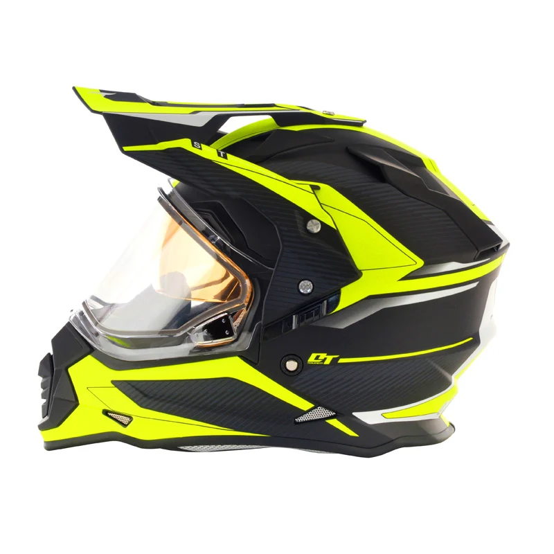 Mode DS GT MT Helmet - Electric Shield BK/HV YE