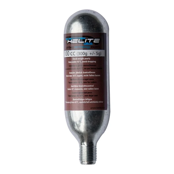 Helite CO2 Cartridge for Airbag Vest - 100cc (401610)