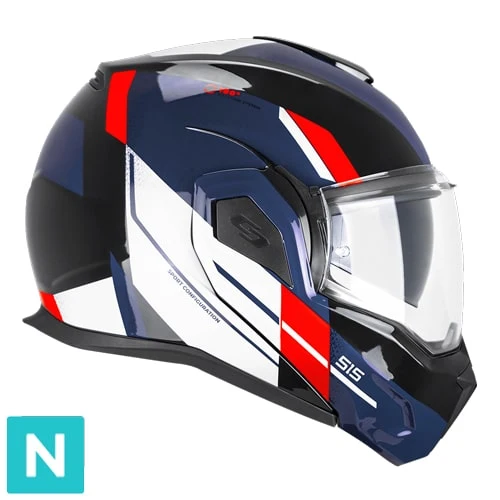 CGM 515G VERSO SPORT CASCO DE MOTO NEGRO ROJO FLUO AZUL