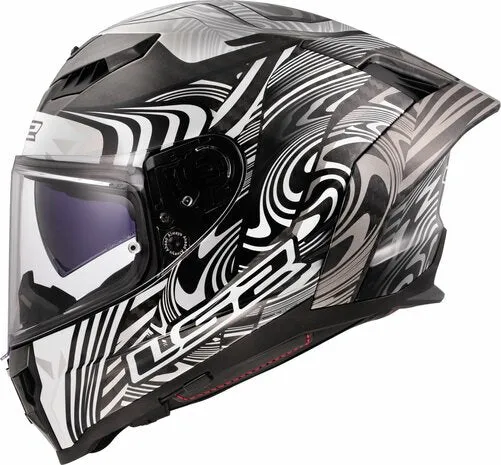 LS2 FF807 DRAGON ENTHUM CASCO DE MOTO PLATA