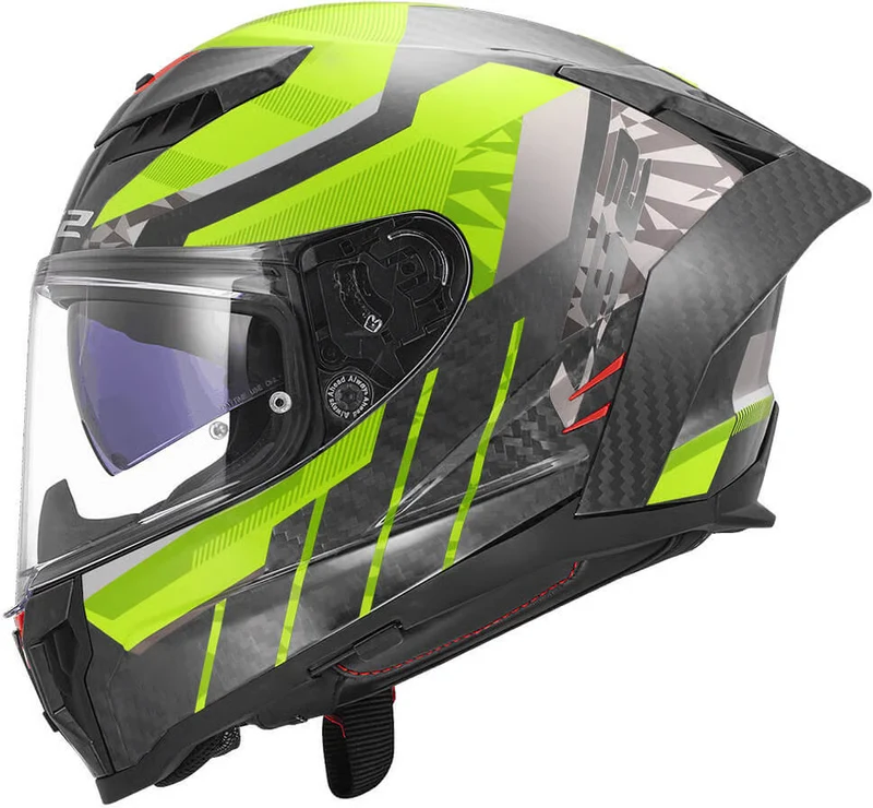 LS2 FF807 DRAGON TRAX CASCO DE MOTO H-V AMARILLO
