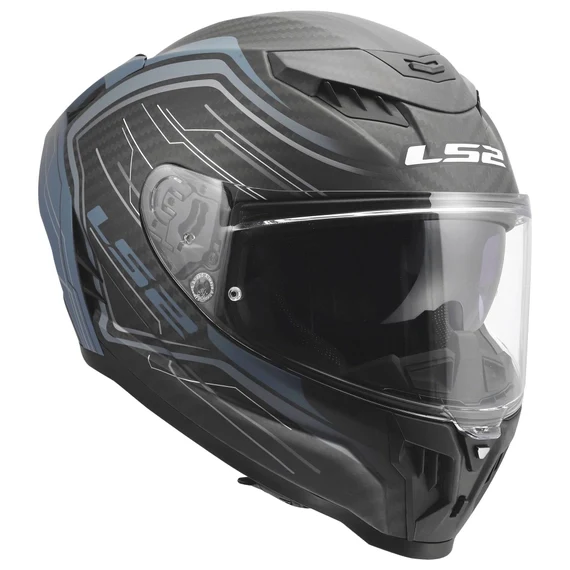 LS2 FF807 DRAGON SUBIC CASCO DE MOTO AZUL PETROLEO AZUL