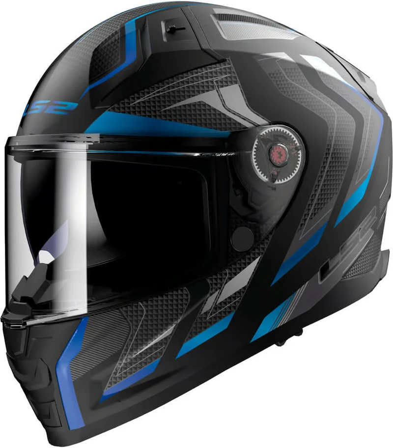 LS2 FF811 VECTOR II ALIZER CASCO DE MOTO MATE NEGRO AZUL