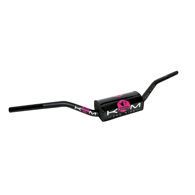 Guidon alu 28mm KRM Pro Ride noir/rose - Performance