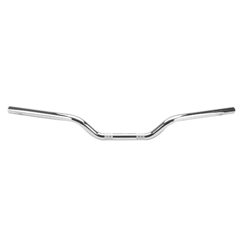 Guidon Moto Route Domino en Acier Chromé - Performance et Style