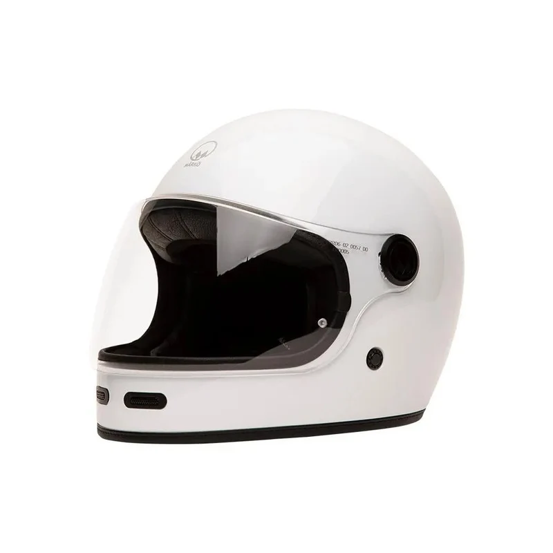Casque Intégral Vintage | Marko - FULLMOON 2 22.06 Blanc