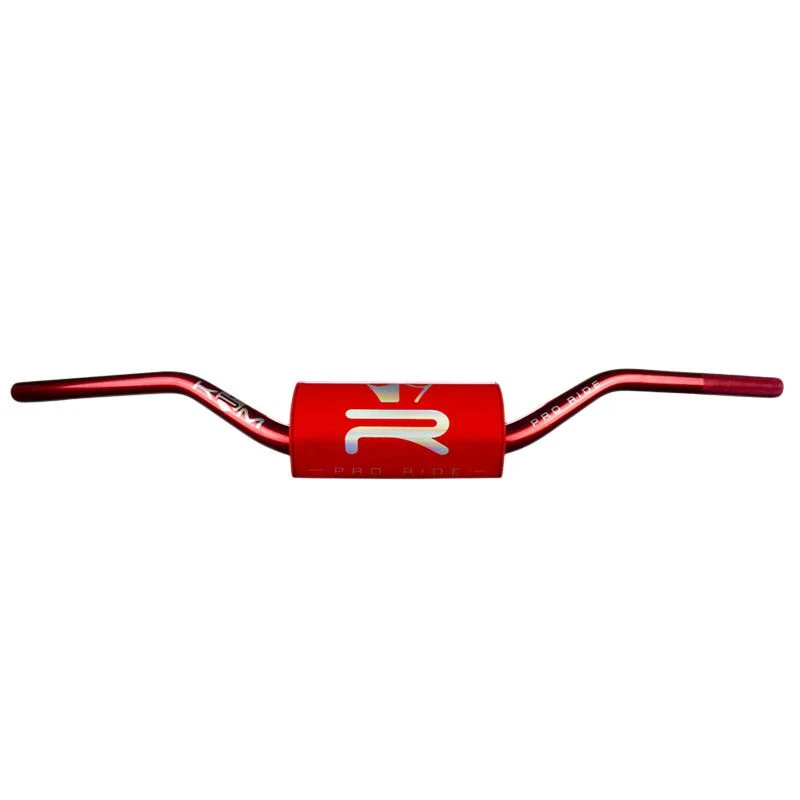 Guidon aluminium oversize 28,6 mm rouge – KRM Pro Ride avec mousse