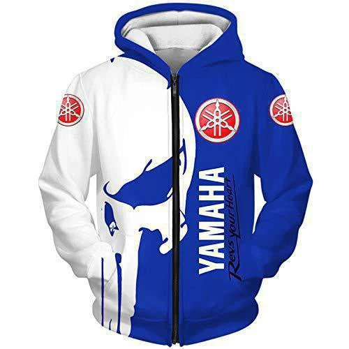 Veste streetwear moto - Punisher YAM | DESTOCKAGE