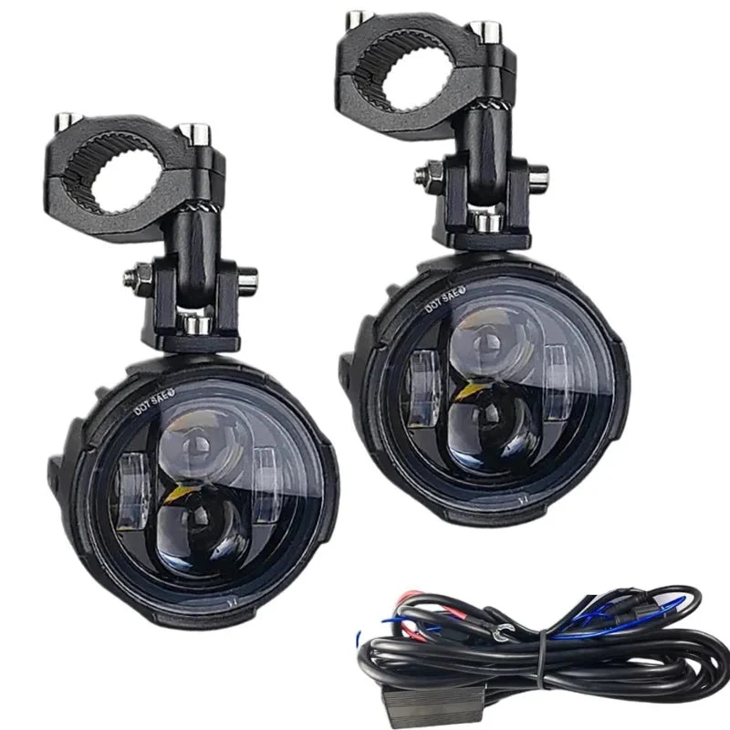 Phare LED puissant a double éclairage longue portée | 100W -12000LM