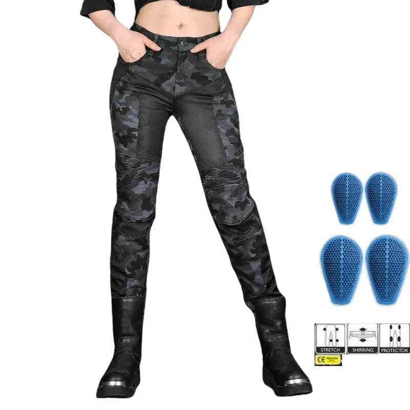 Pantalon Moto Femme Été Ventilé – LOONGBIKE™ ShadowRider