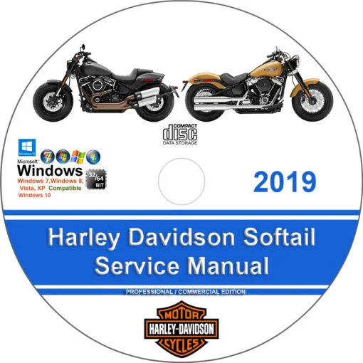 Manuel d'atelier Harley Davidson Softail 2019 français