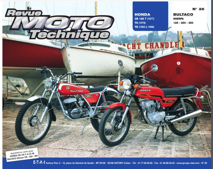 manuel de réparation Bultaco Sherpa 125 250 350