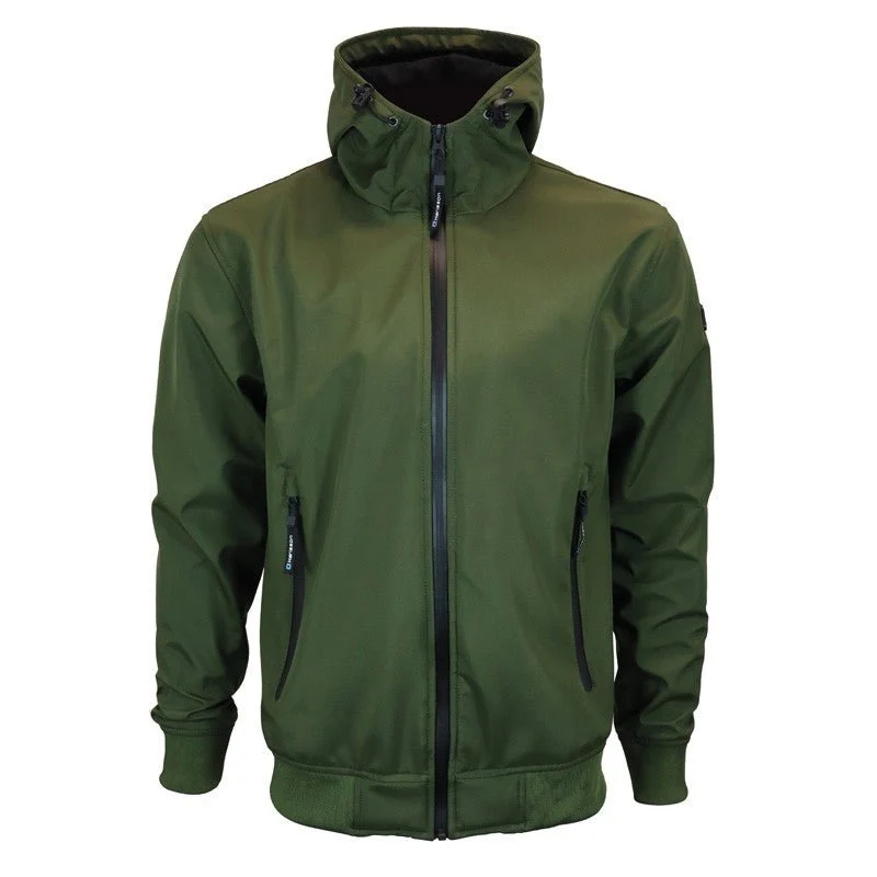 Veste Moto Softshell Léger Homme Harisson | Carpenter Kaki