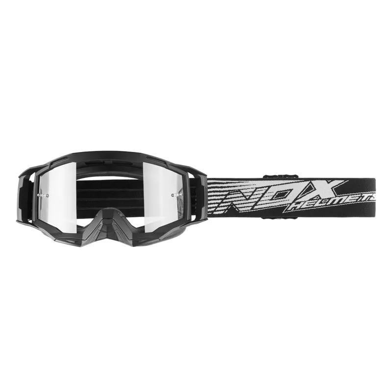Masque Moto Cross Anti-Buée — Écran Large Homologué CE