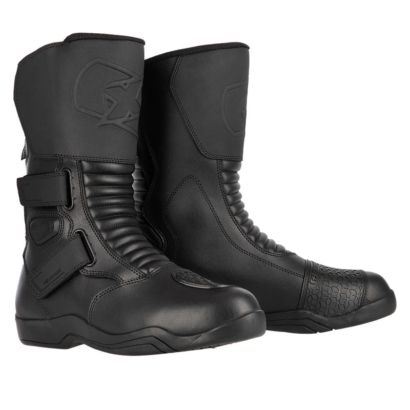 Bottes Moto Homme Cuir Imperméable Dry2Dry™, Noir | Delta 2.0