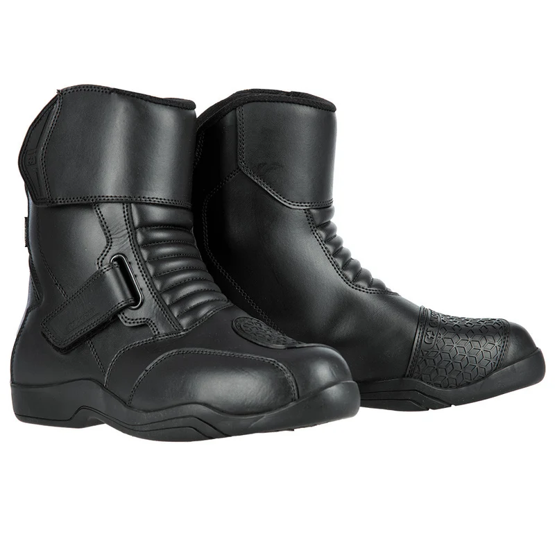 Bottes Moto Homme Cuir Imperméable Dry2Dry™, Noir | Delta 2.0 Short