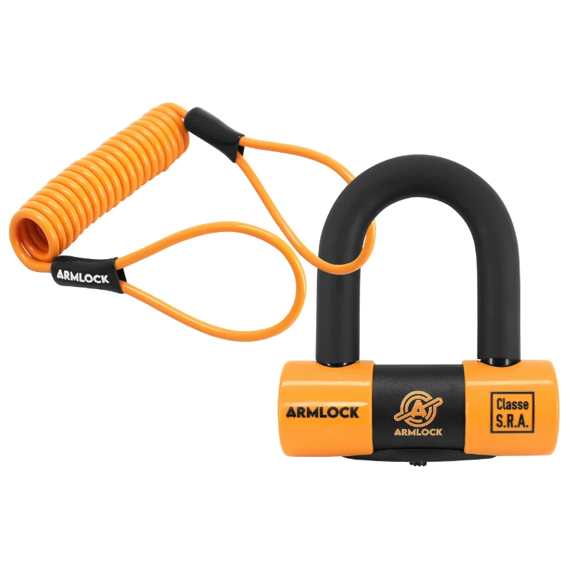 Antivol U / Bloque Disque Armlock Ck5 Mini 52X65Mm Diam 16Mm Avec Cordon De Rappel | SRA