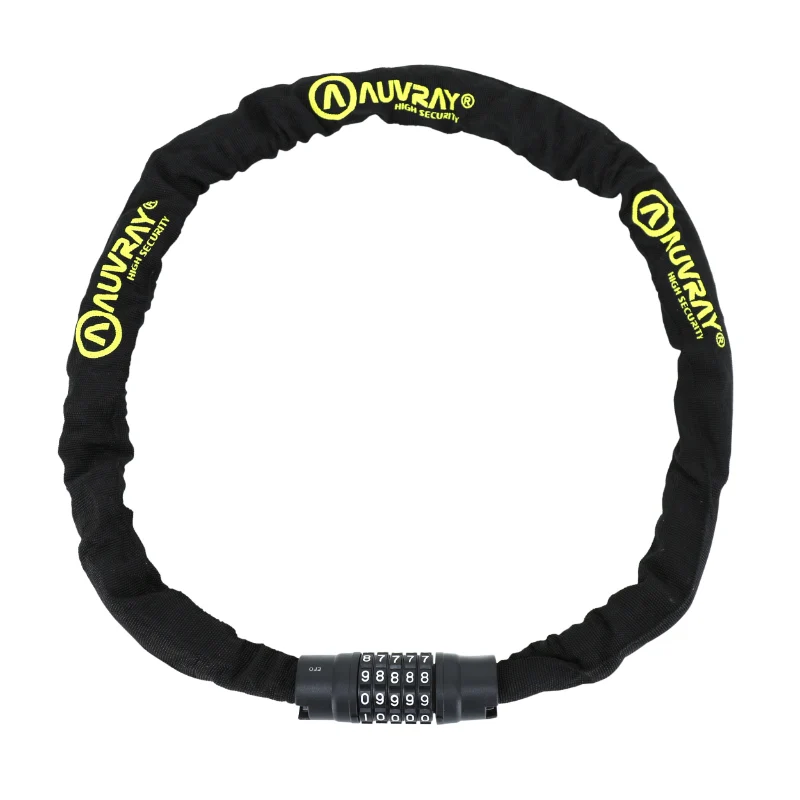 Antivol A Chaine Auvray C-Code A Combinaison 1.20 M Maillon Diam 8 Mm