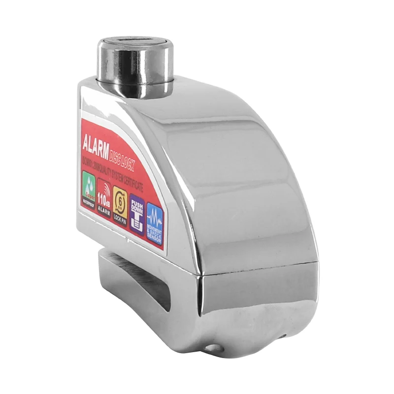 Antivol Bloque Disque P2R Avec Alarme Sonore Diam 6Mm Chrome