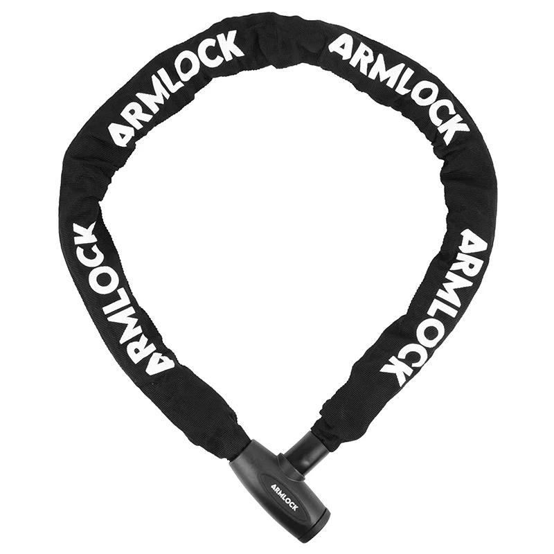 Antivol A Chaine Armlock A Serrure Integree 1,20M (Maillon Diam 9,5 Mm)
