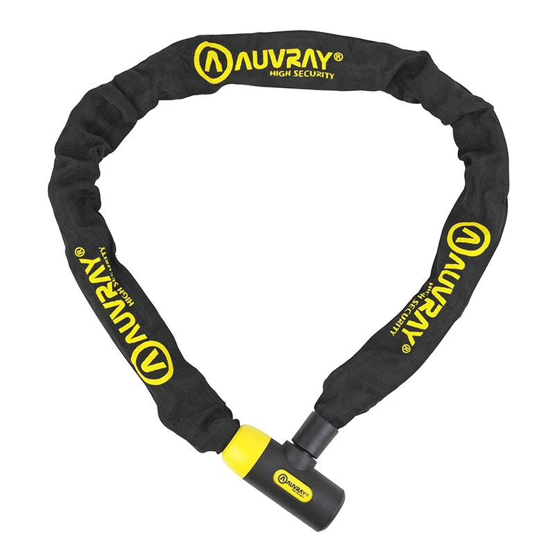 Antivol A Chaine Auvray C.Bloc A Serrure Integree 1.20M Lasso Maillon Diam 10Mm