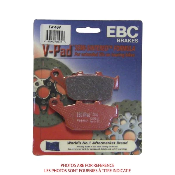 EBC Semi-Sintered V-Pads (FA140V)
