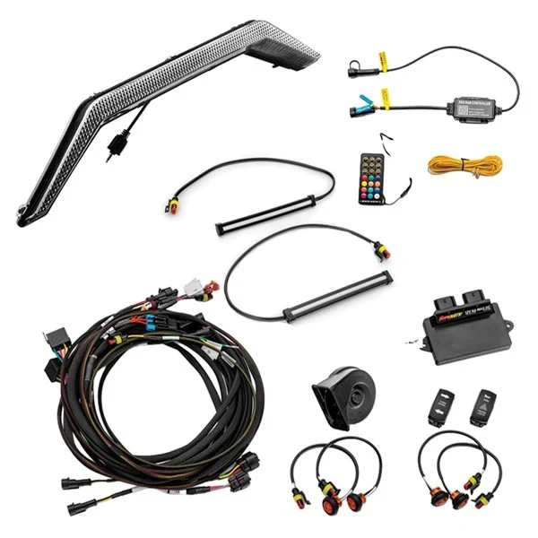 SuperATV Deluxe Self-Canceling Turn Signal Kit w/ Fang Lights & 6" LED (TSK-P-RZRXP-007-K-K6)