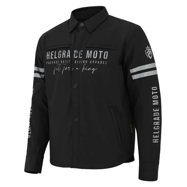 Helgrade Men's Hawke Stretch Poly Moto Shirt