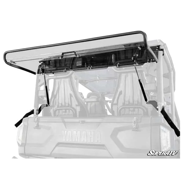 SuperATV Rear Flip Windshield (FRWS-Y-RMAX4-72)