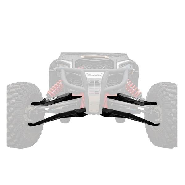 SuperATV Sidewinder A-Arms - Black w/ Heavy-Duty Ball Joints (AA-CA-X3XRS1.5SSBH02)