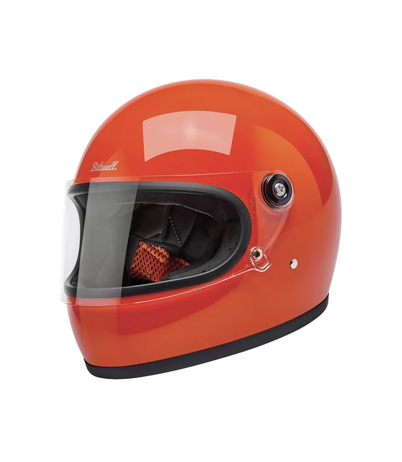 Casco Biltwell Gringo S Gloss Hazard Orange