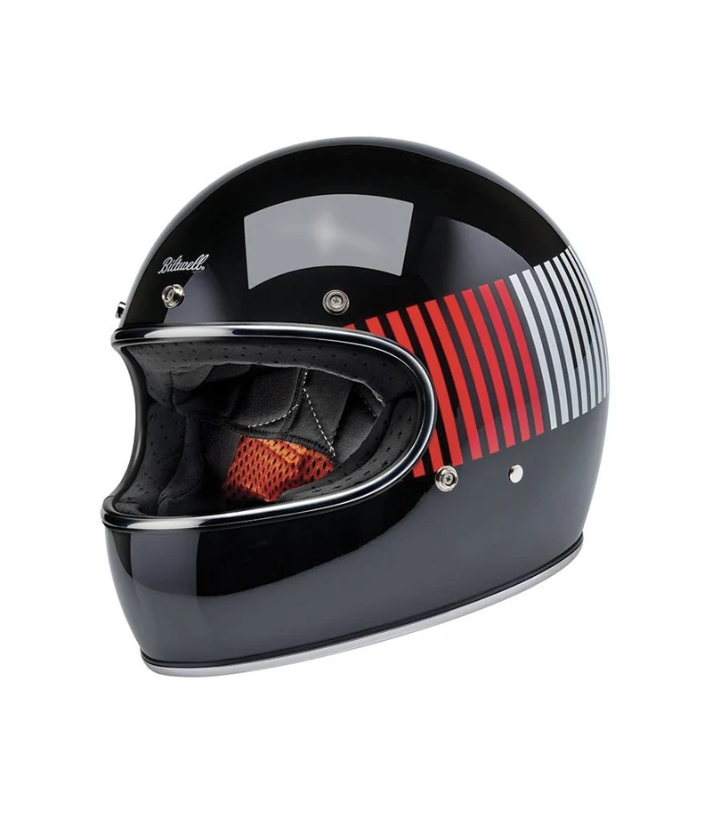 Casco Biltwell Gringo Raceflow RWB Nero