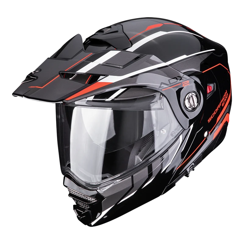 SCORPION ADX-2 WALT ADVENTURE NEGRO PLATA ROJO