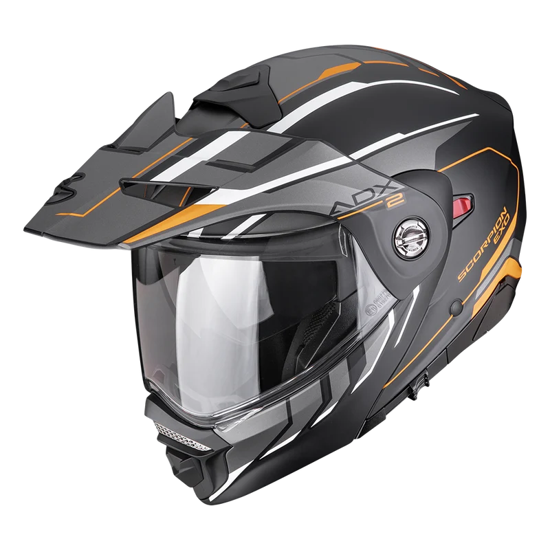 SCORPION ADX-2 WALT ADVENTURE NEGRO MATE NARANJA