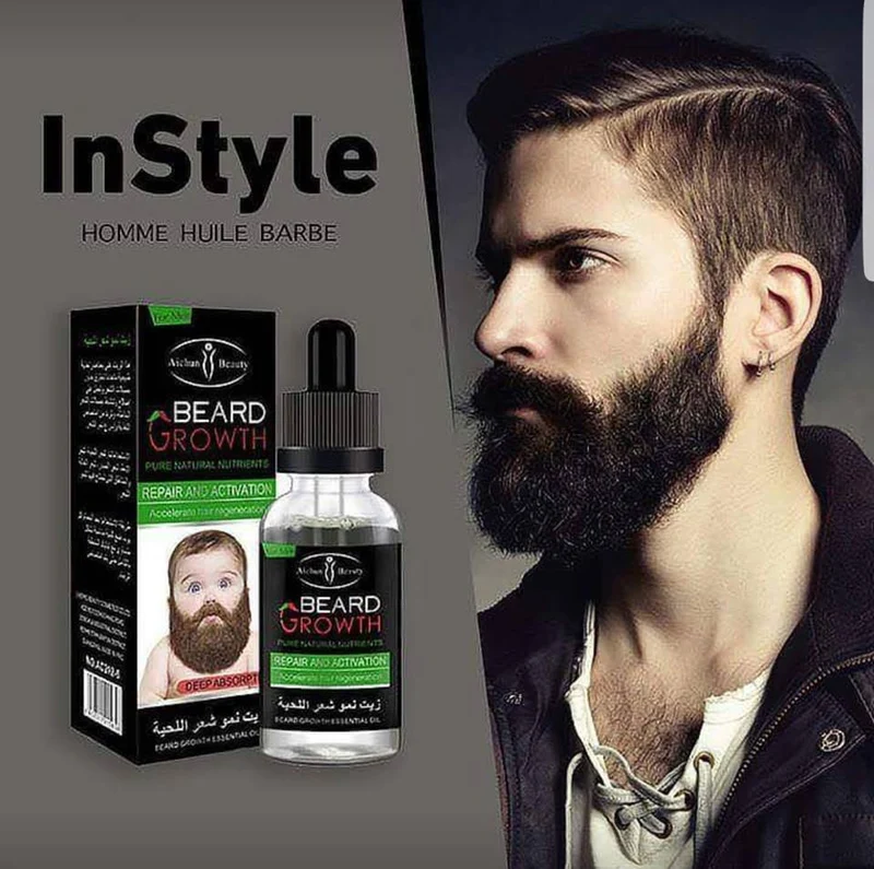 Mustache Growth زيت نمو شعر اللحية